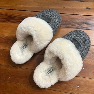 UGG Cozy Knit Genuine Shearling Slipper